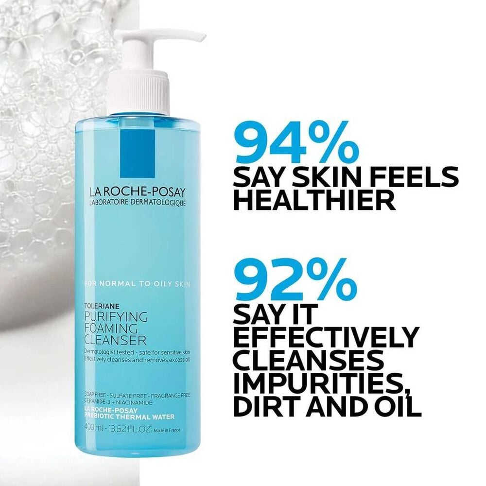 Toleriane Purifying Foaming Cleanser & Toleriane Double Repair Face Moisturizer - Image 3